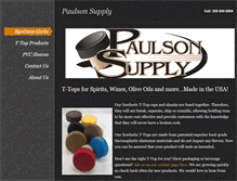 Tablet Screenshot of paulsonsupply.com